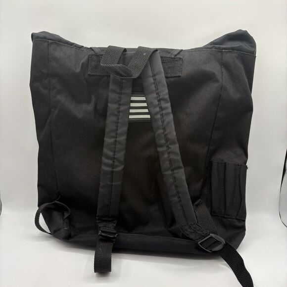 Vintage 90s Sasson Canvas Backpack w/ Suede Trim – Rare Retro - Picture 2 of 16